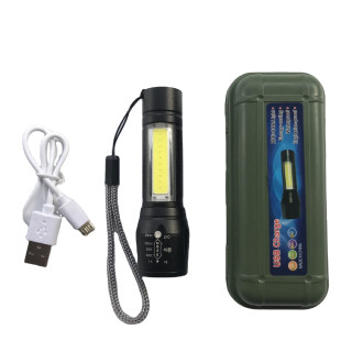Tactical Flashlight with USB